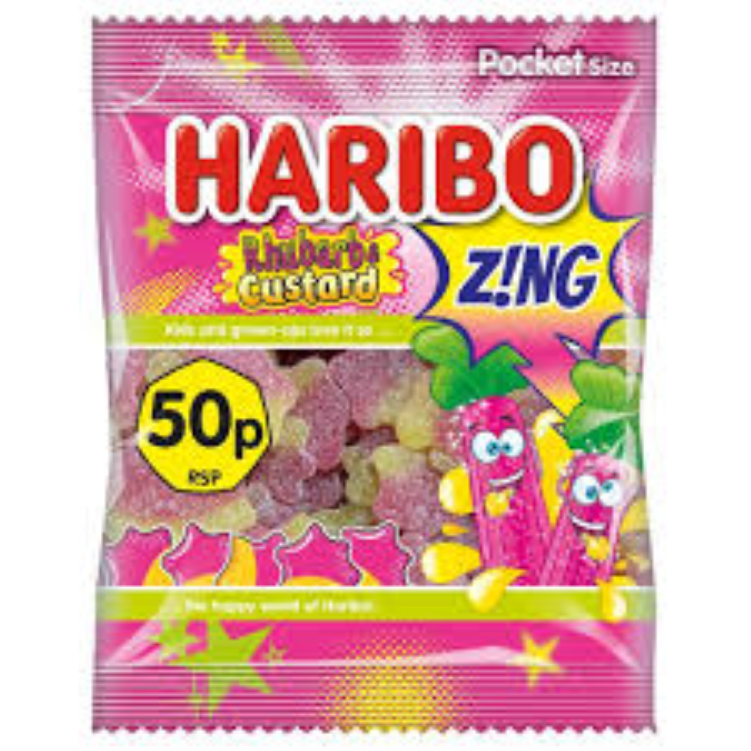 HARIBO RHUBARBS CUSTARD 60G